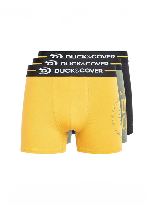 Edelman Boxers 3pk Black/Yellow