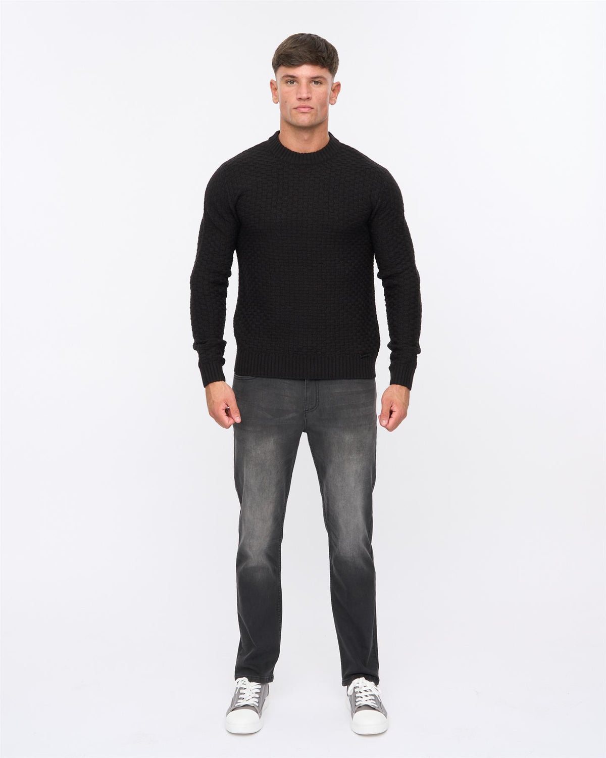 Matera Textured Knit Black