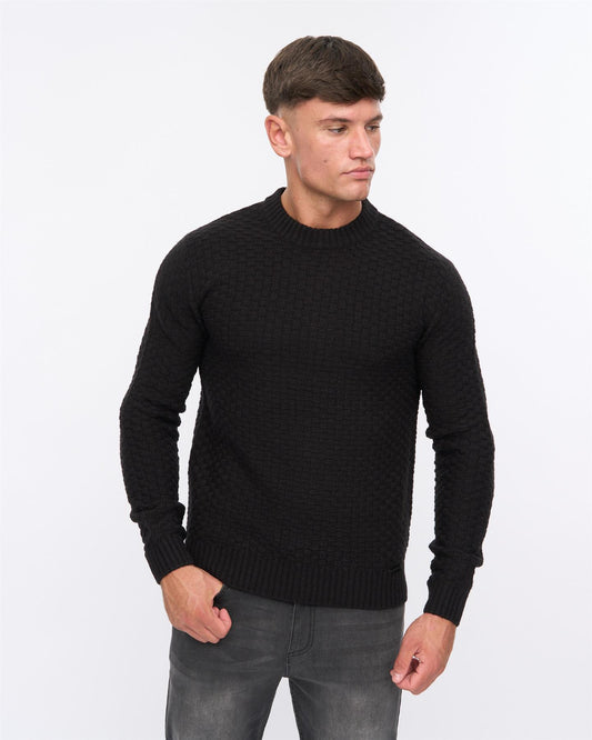 Matera Textured Knit Black