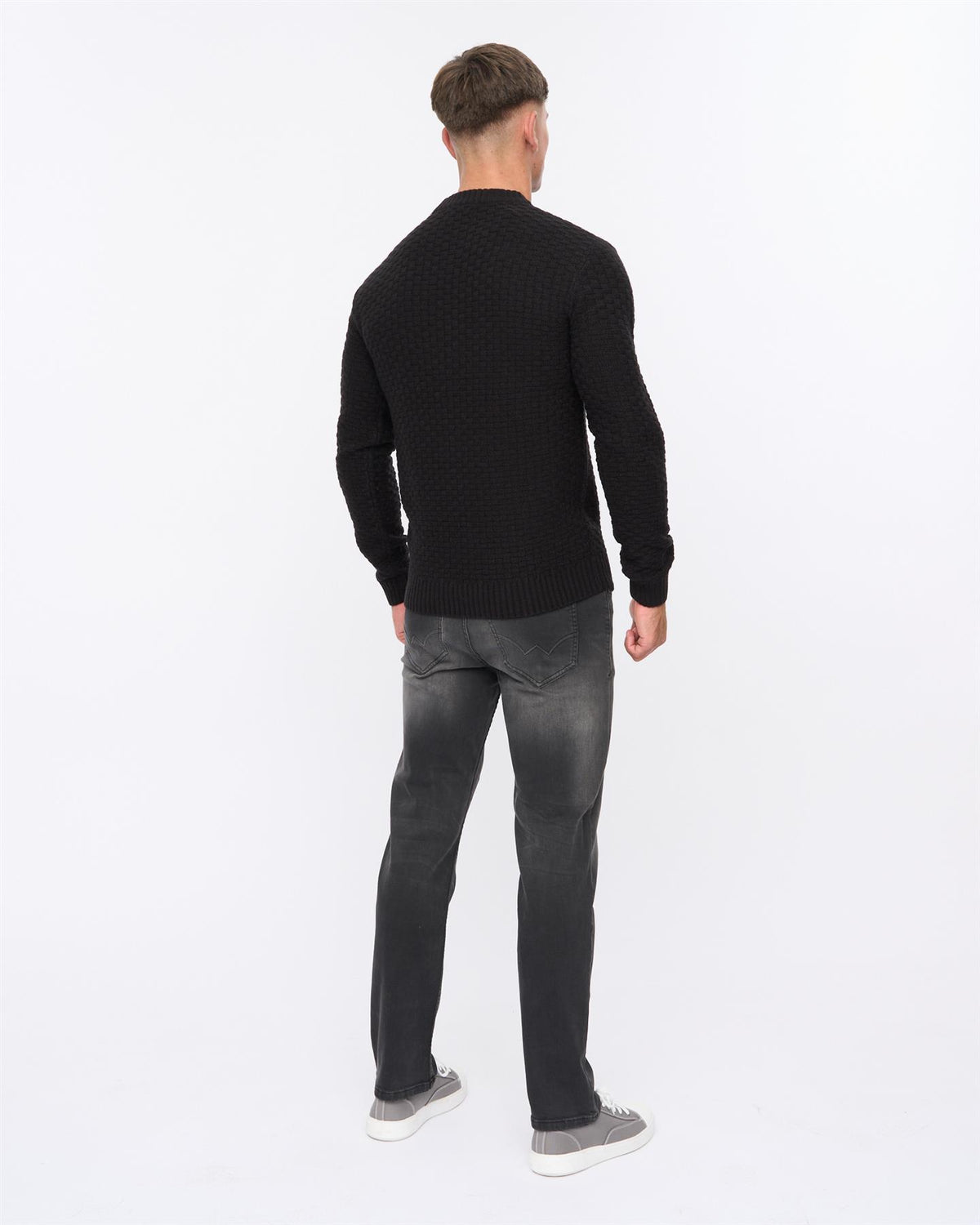 Matera Textured Knit Black