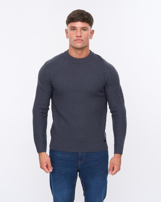 Matera Textured Knit Navy