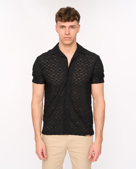 Foxborough Knit Shirt Black