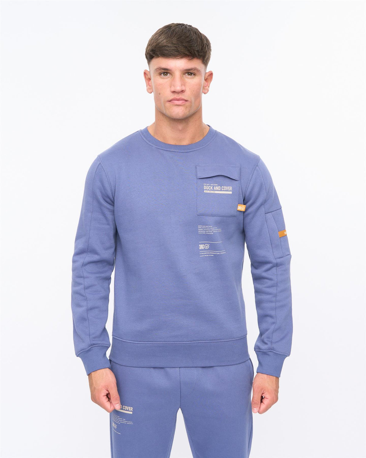 Applewood Crew Sweat Denim Blue