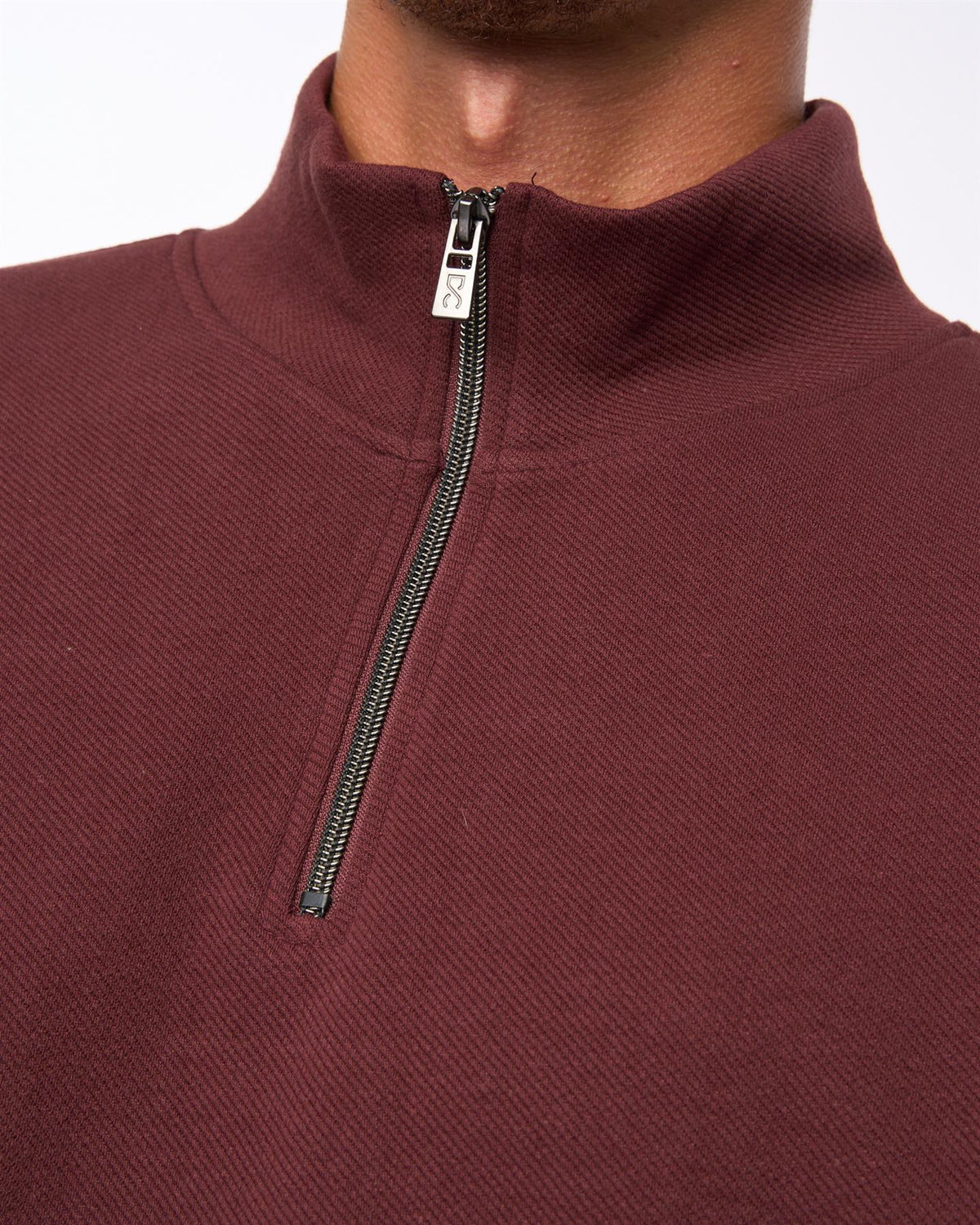 Slellmoore 1/4 Zip Hoodie Wine