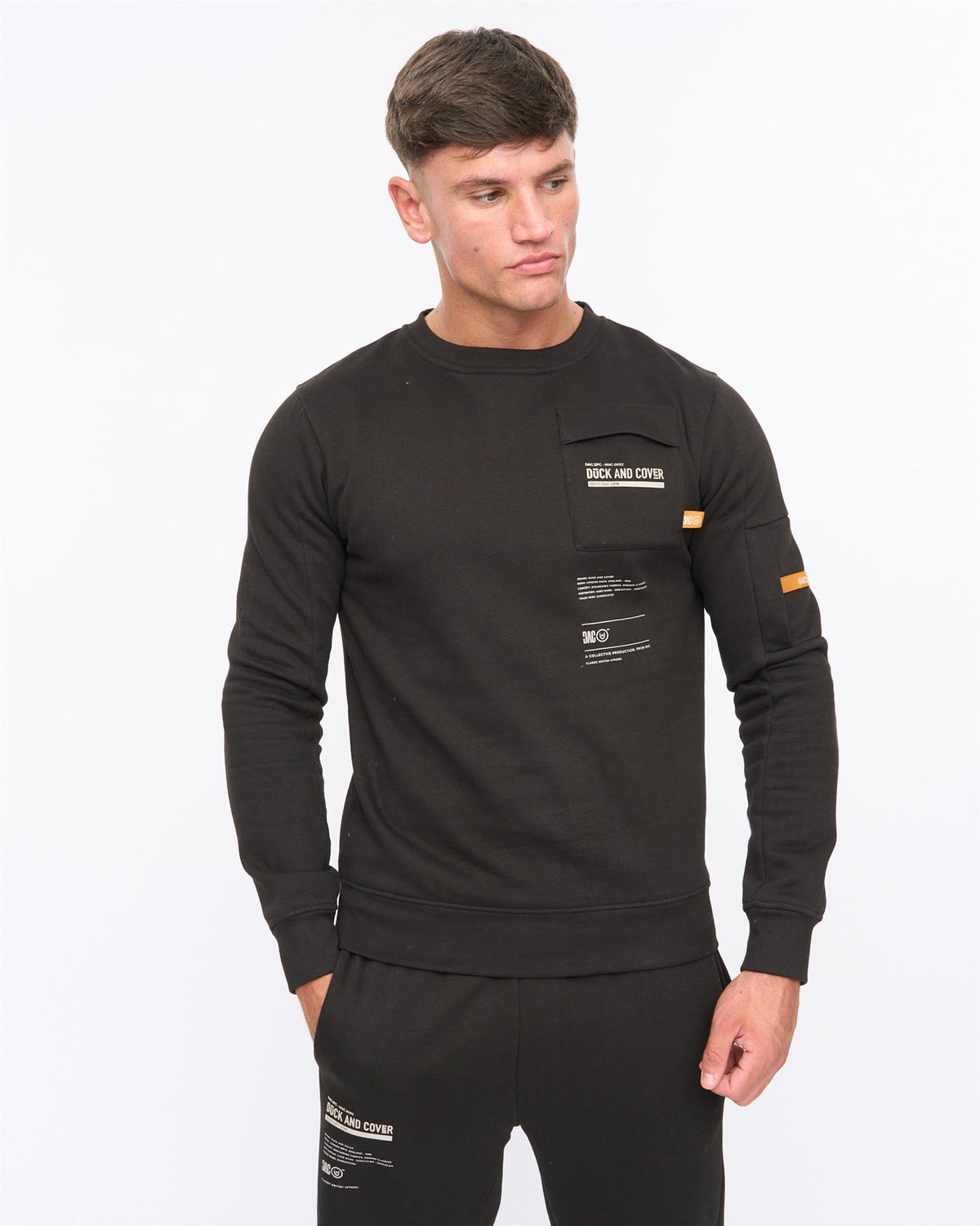 Applewood Crew Sweat Black