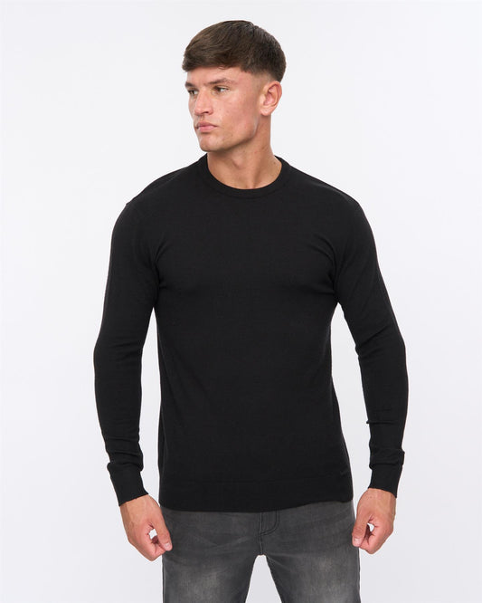 Consenza Crew Knit Black