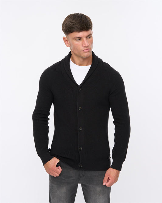 Venosa Shawl Cardigan Black