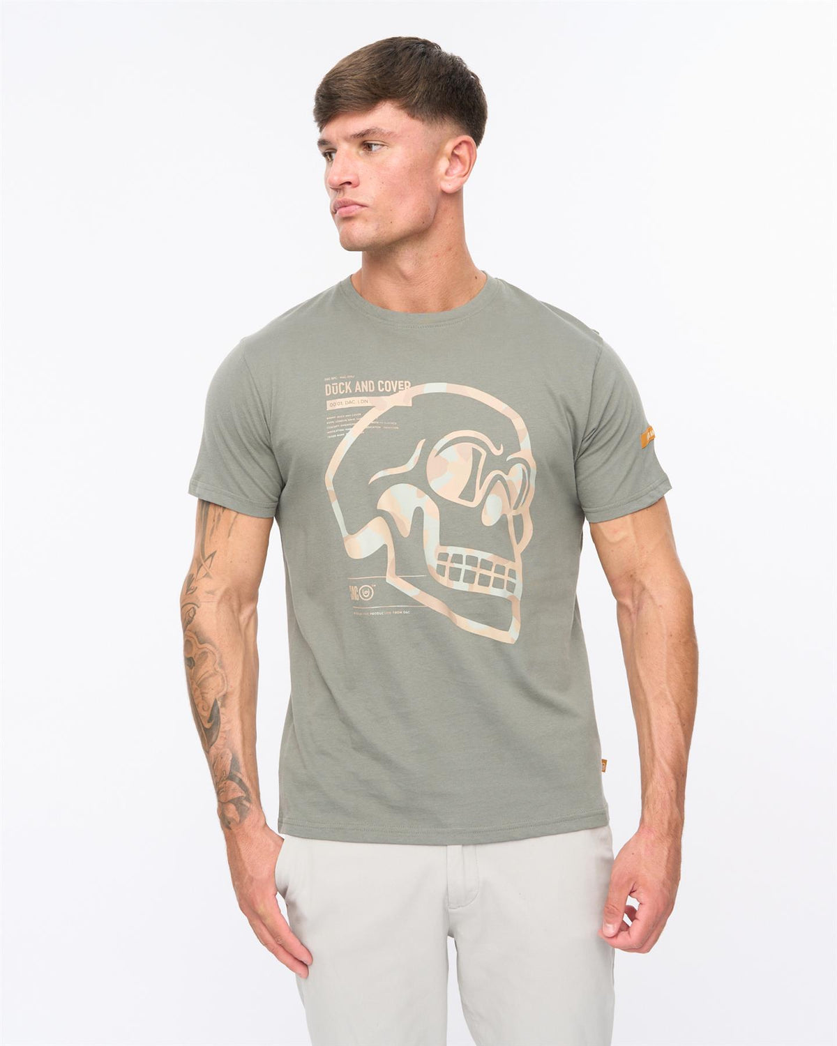 Skullmatic T-Shirt Dark Olive