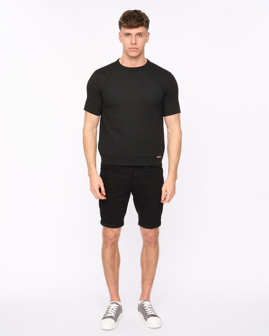 Marvela Knit T-Shirt Black