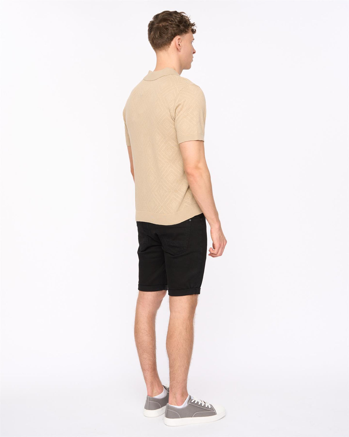 Dedham Knit Polo Stone