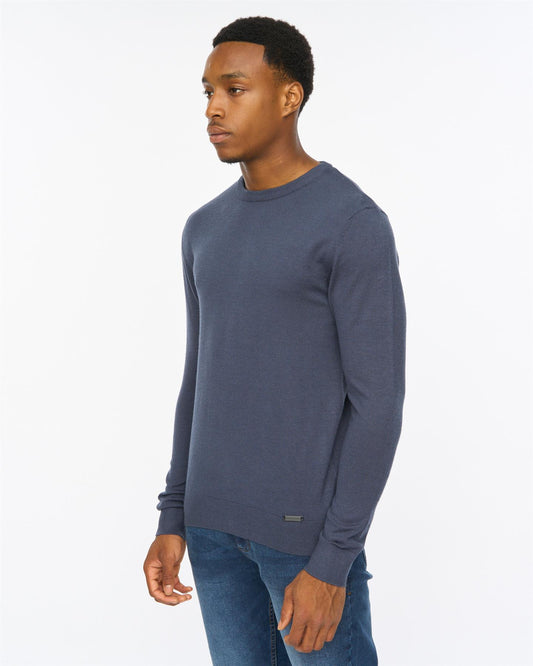 Consenza Crew Knit Navy
