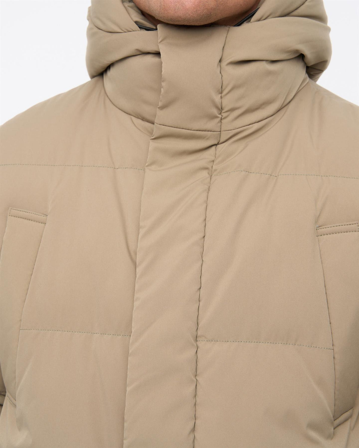 Fletchley Puffer Jacket Beige