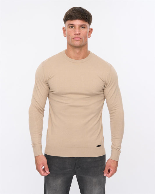 Consenza Crew Knit Stone