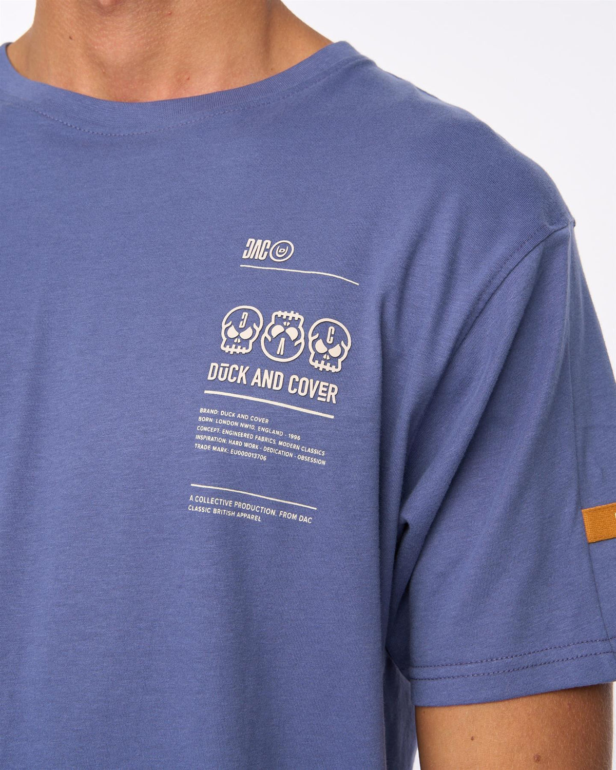 Cramptone T-Shirt Denim Blue