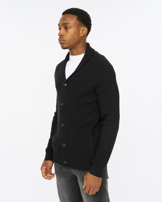 Venosa Shawl Cardigan Black