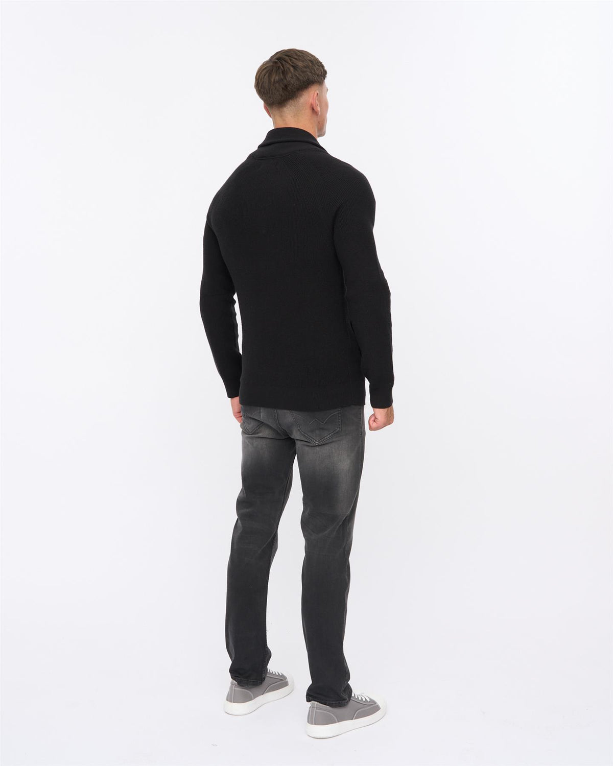 Venosa Shawl Cardigan Black