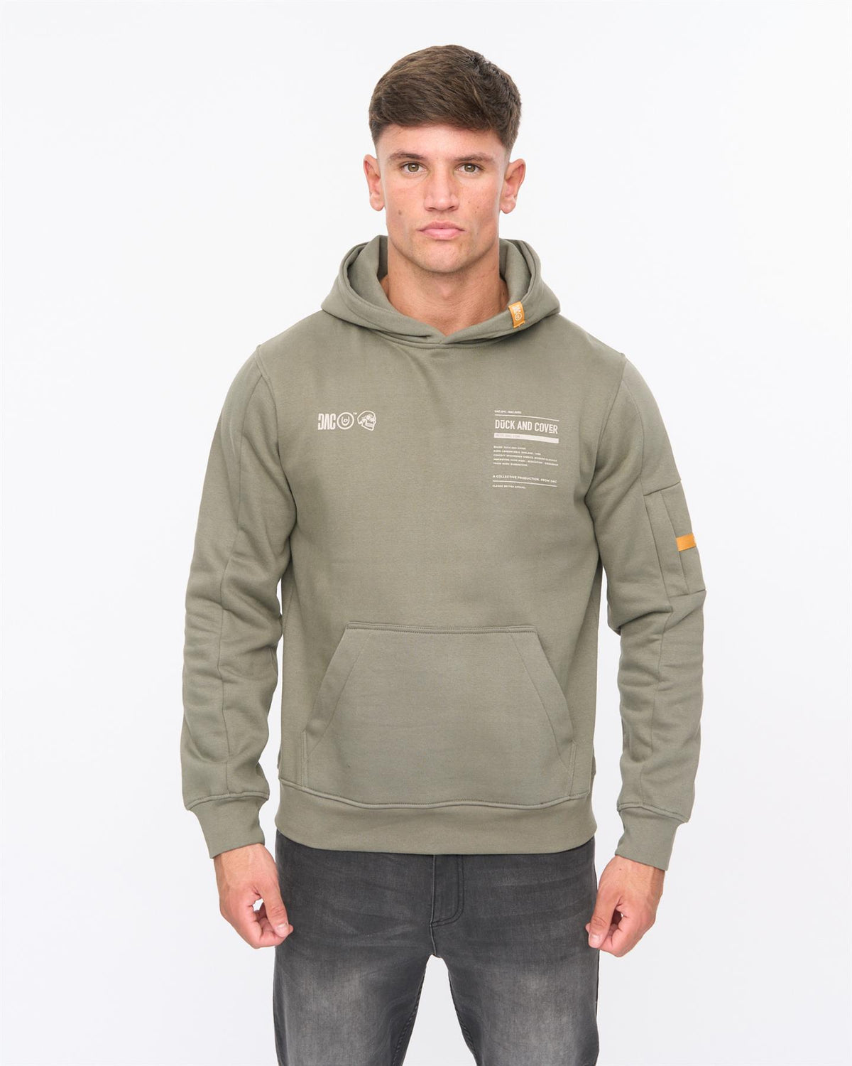 Skullmatic Hoodie Dark Olive