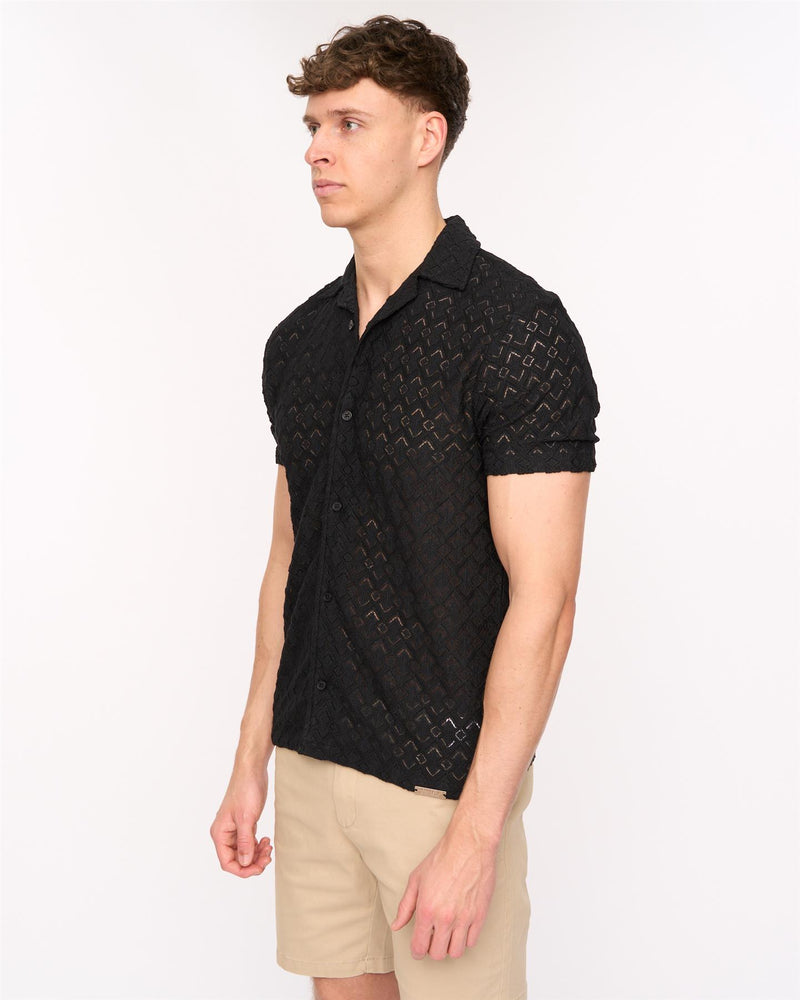 Foxborough Knit Shirt Black
