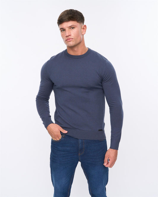 Consenza Crew Knit Navy
