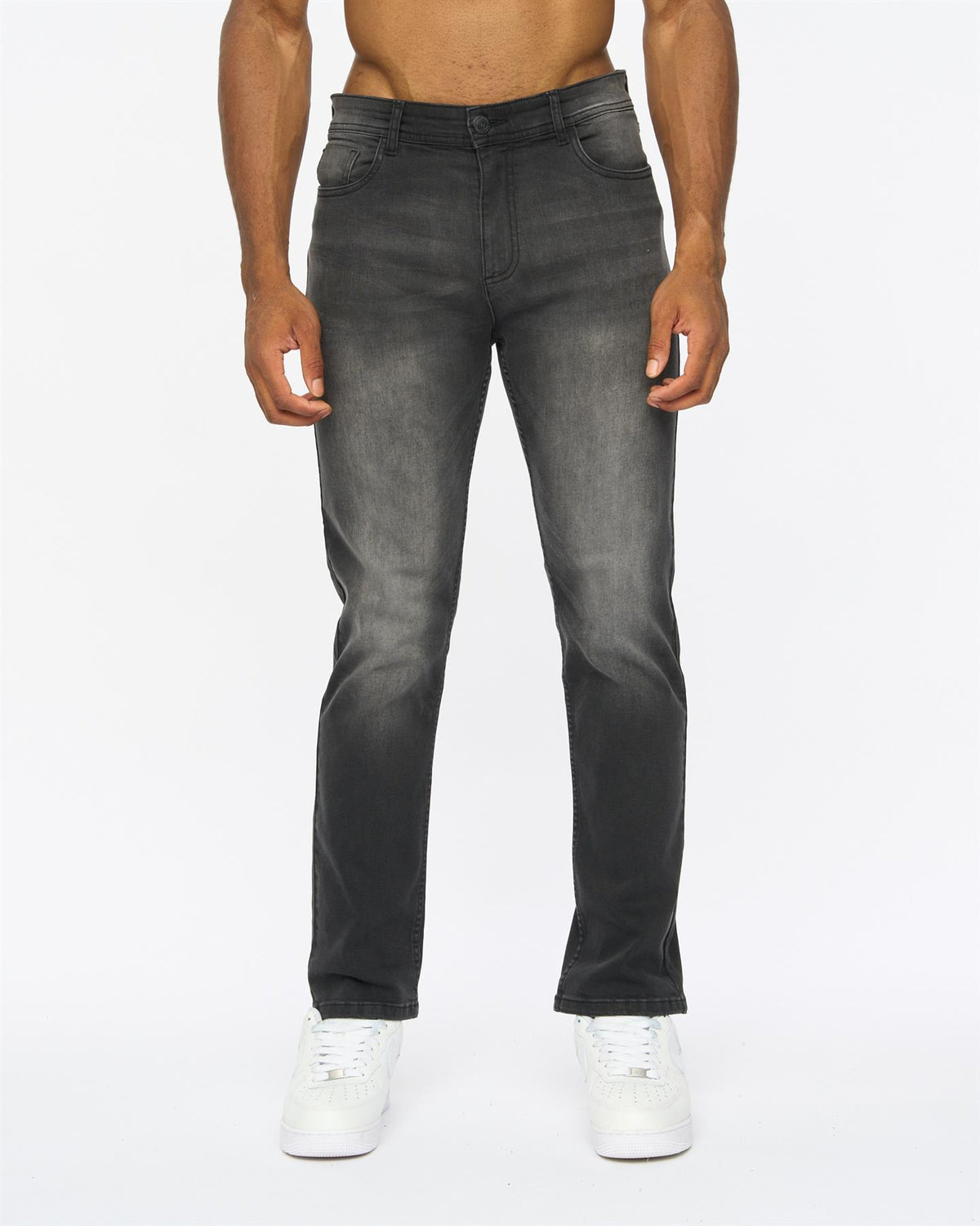 Janstar Straight Leg Jeans Black Wash