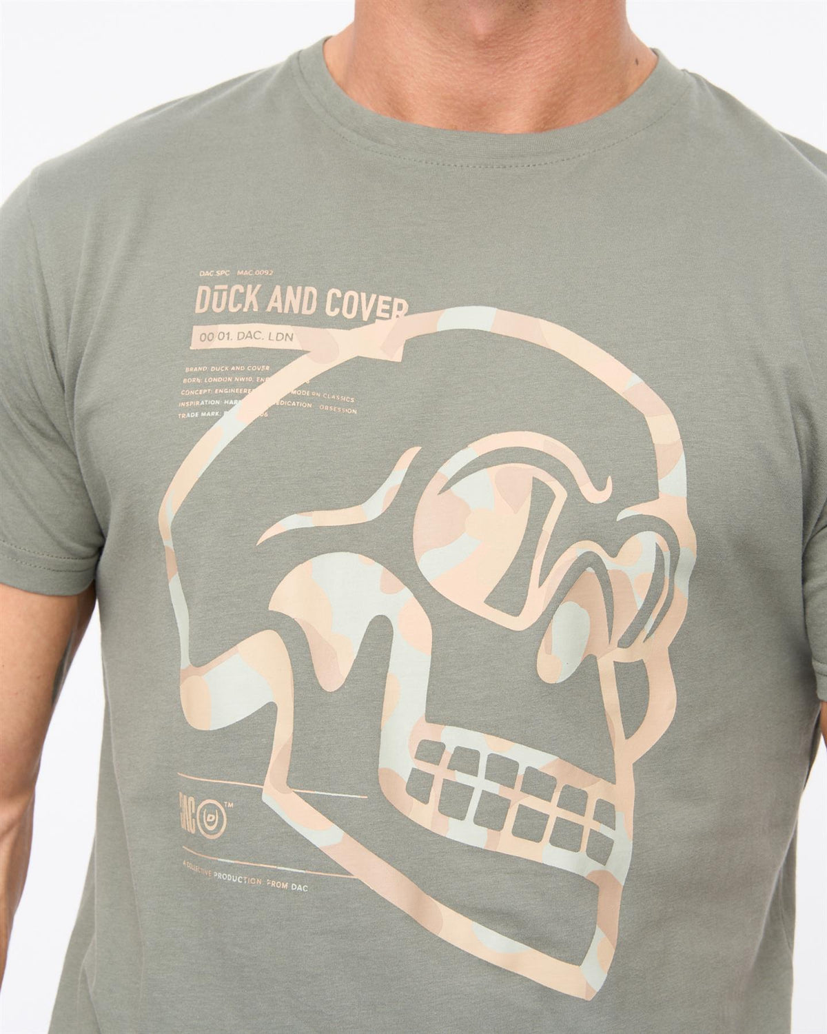 Skullmatic T-Shirt Dark Olive