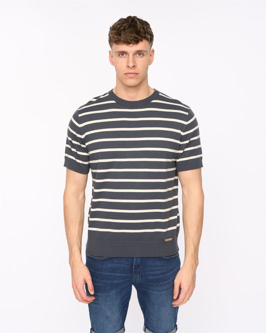 Norwell Knit T-Shirt Slate Blue