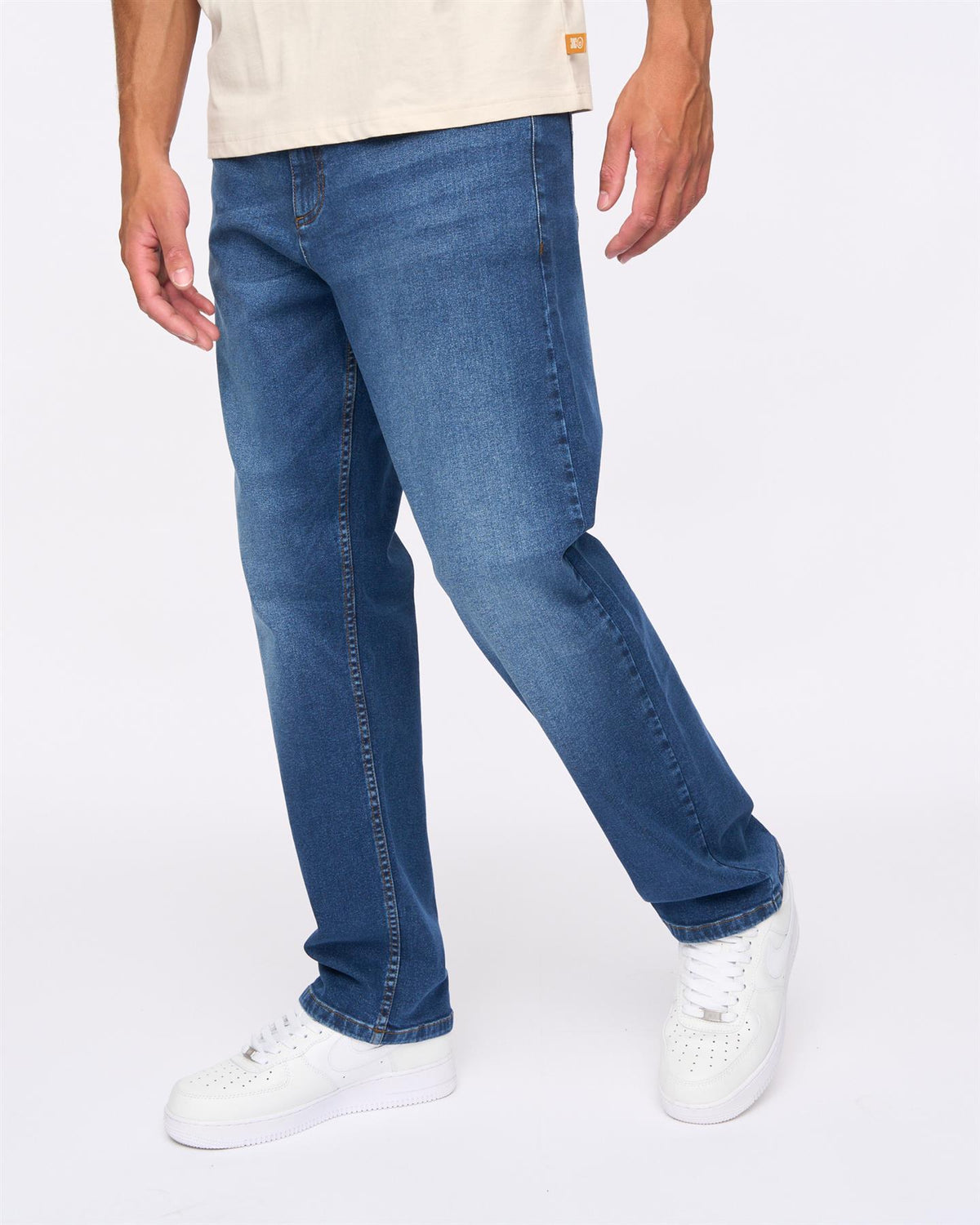 Rushawn Relaxed Fit Jeans Mid Wash