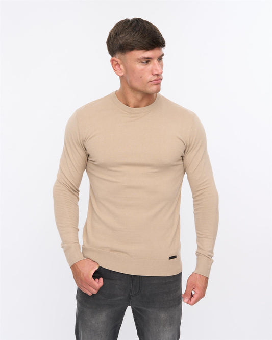 Consenza Crew Knit Stone