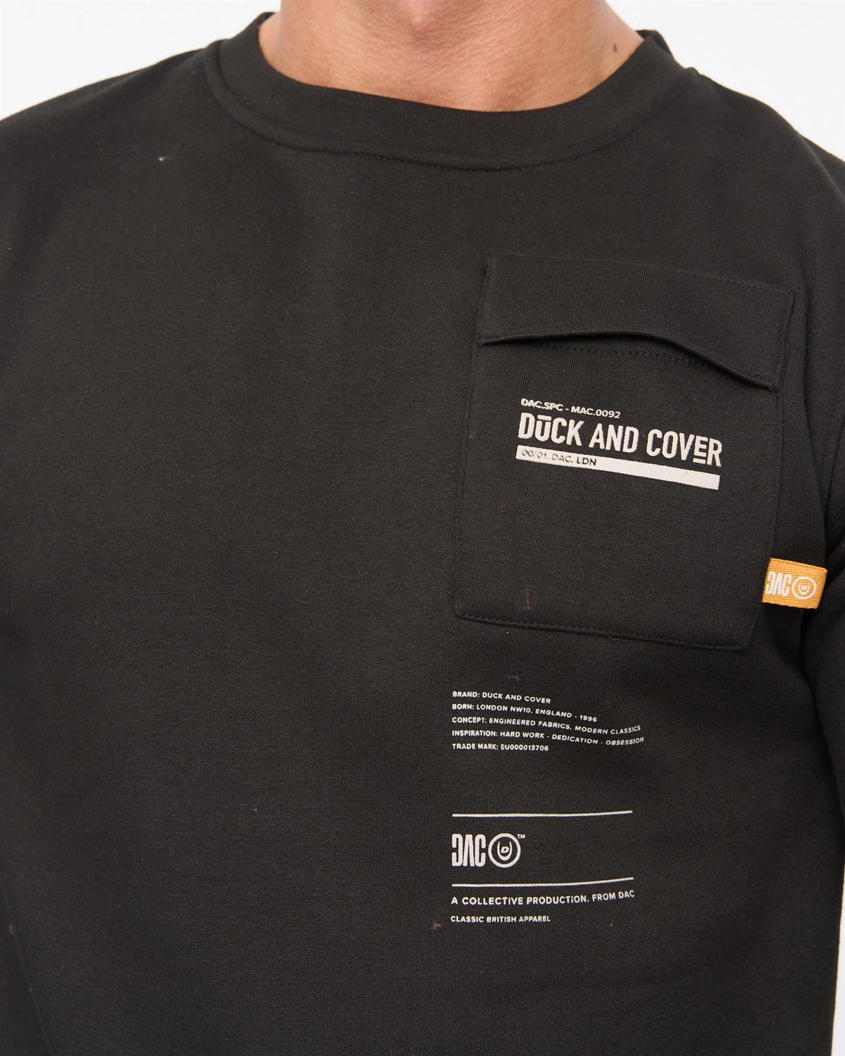 Applewood Crew Sweat Black