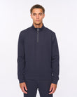 Slellmoore 1/4 Zip Hoodie Navy