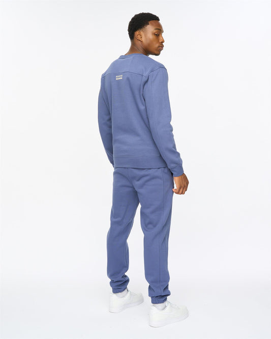 Applewood Crew & Joggers Set Denim Blue