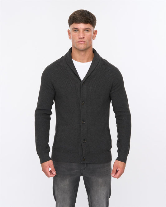 Venosa Shawl Cardigan Charcoal