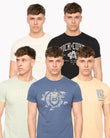 Haltecks T-Shirt 5pk Assorted