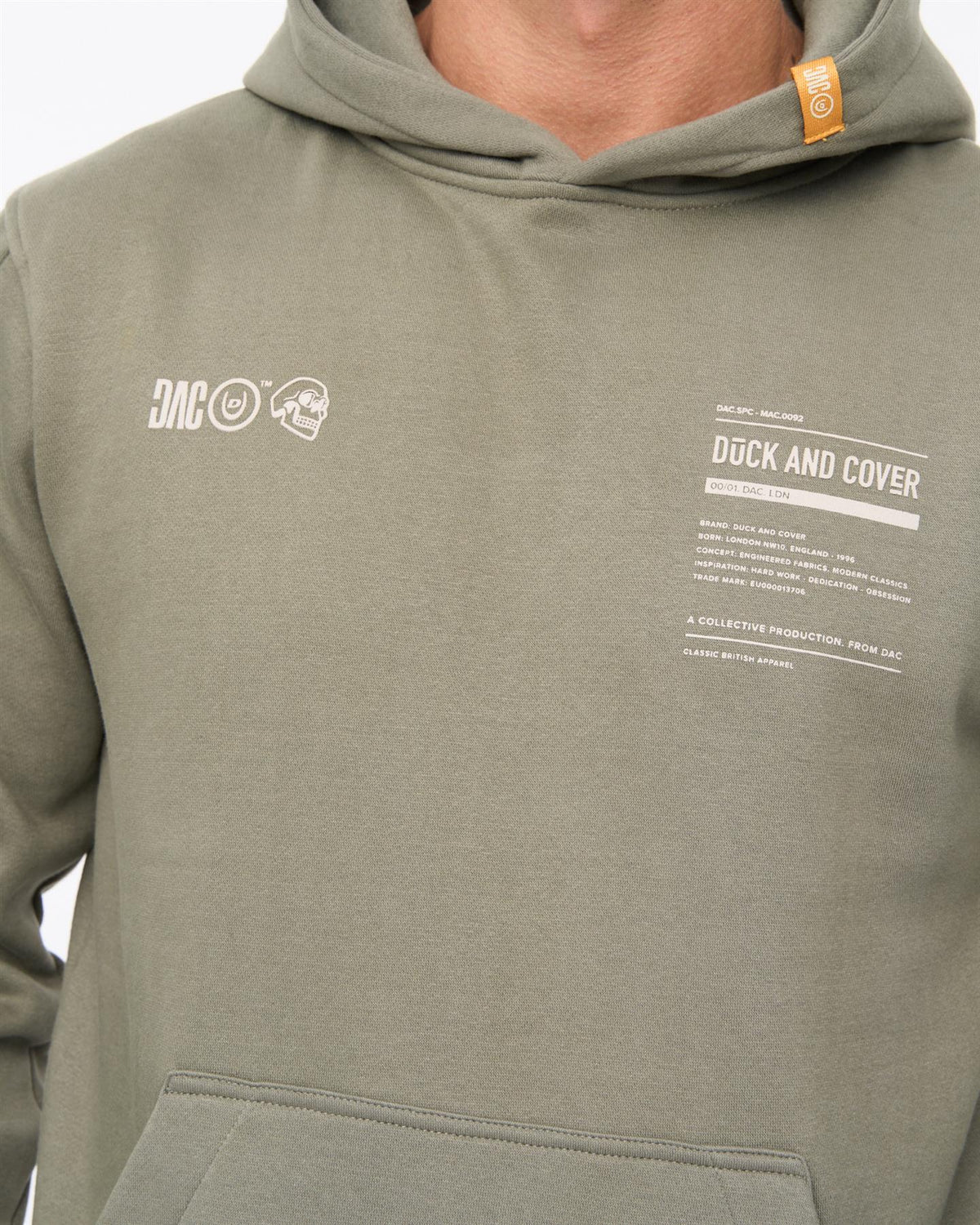 Skullmatic Hoodie Dark Olive