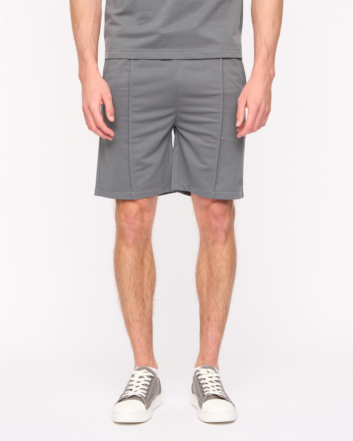 Medford Polo & Shorts Set Grey