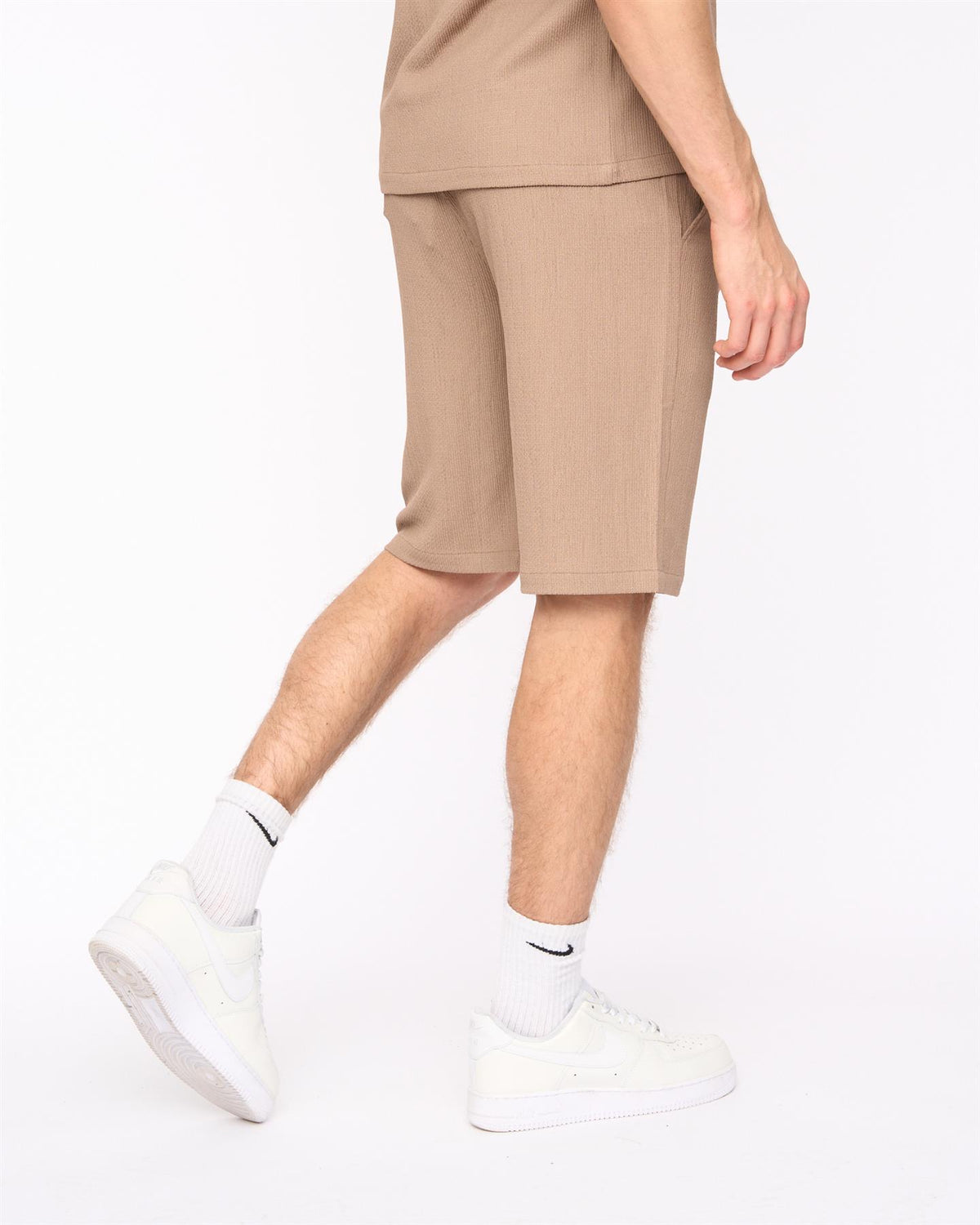 Hingham Shirt & Shorts Set Taupe
