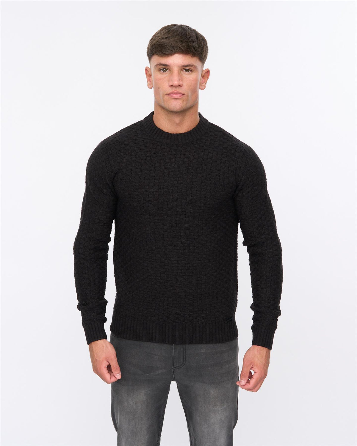Matera Textured Knit Black