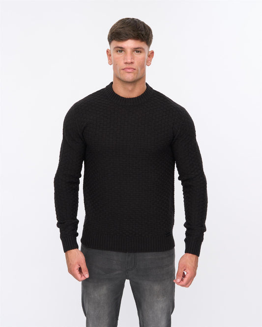 Matera Textured Knit Black