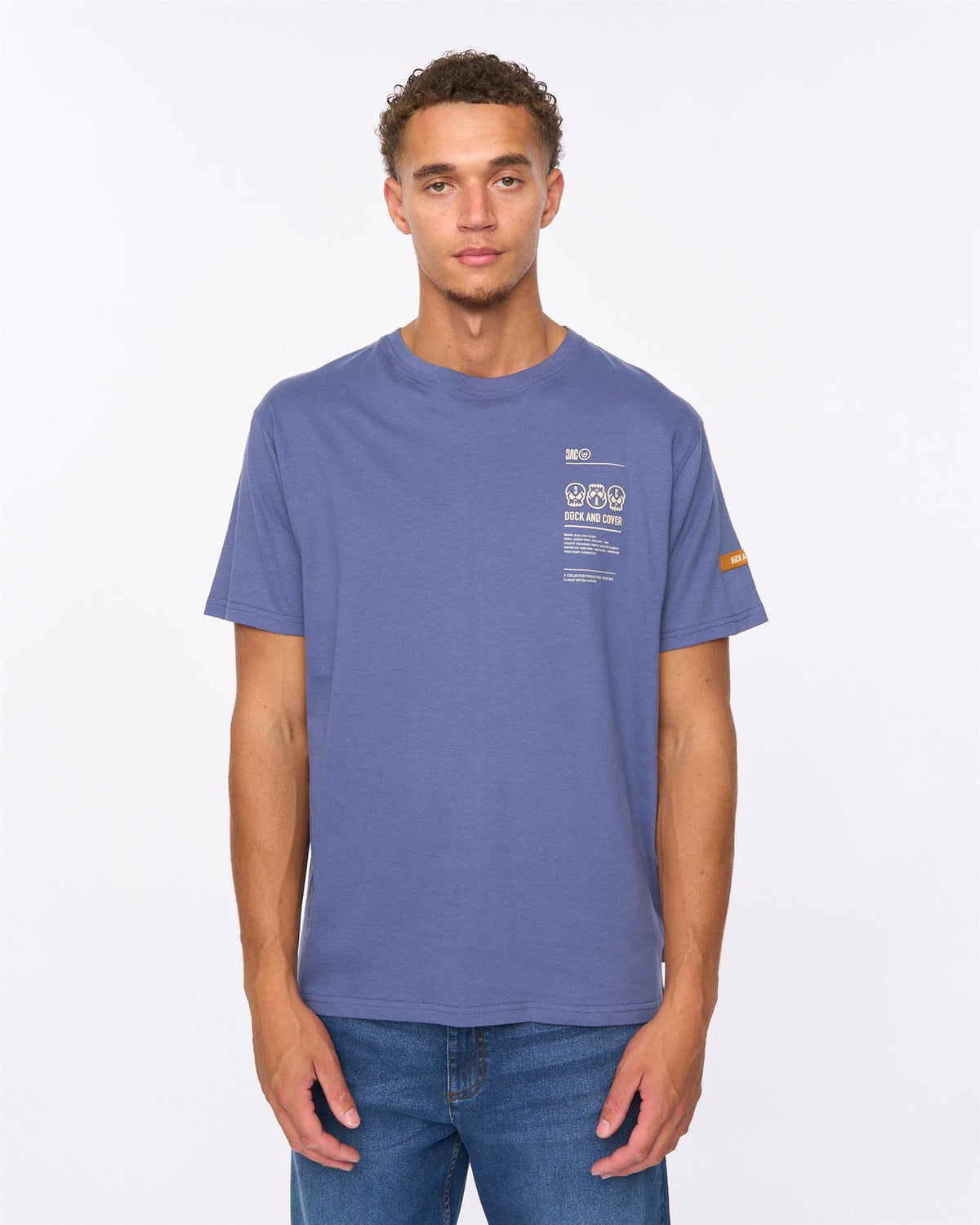 Cramptone T-Shirt Denim Blue