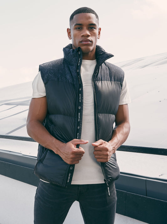 Rierson Hooded Gilet Black