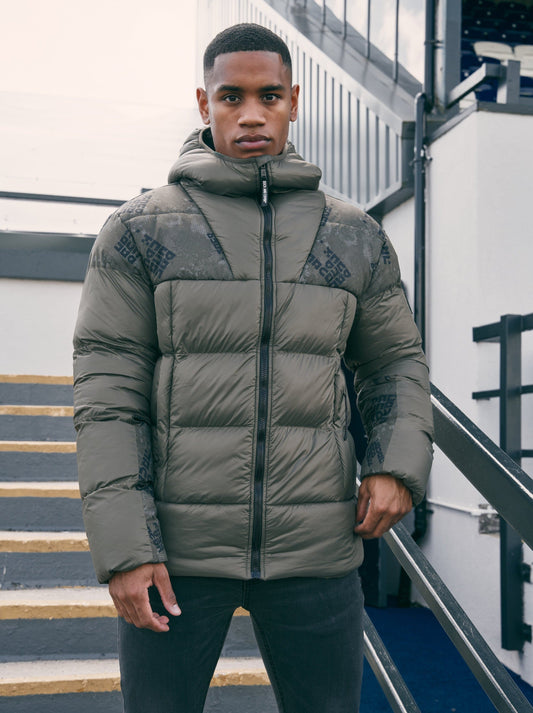 Ryebank Padded Jacket Olive Camo