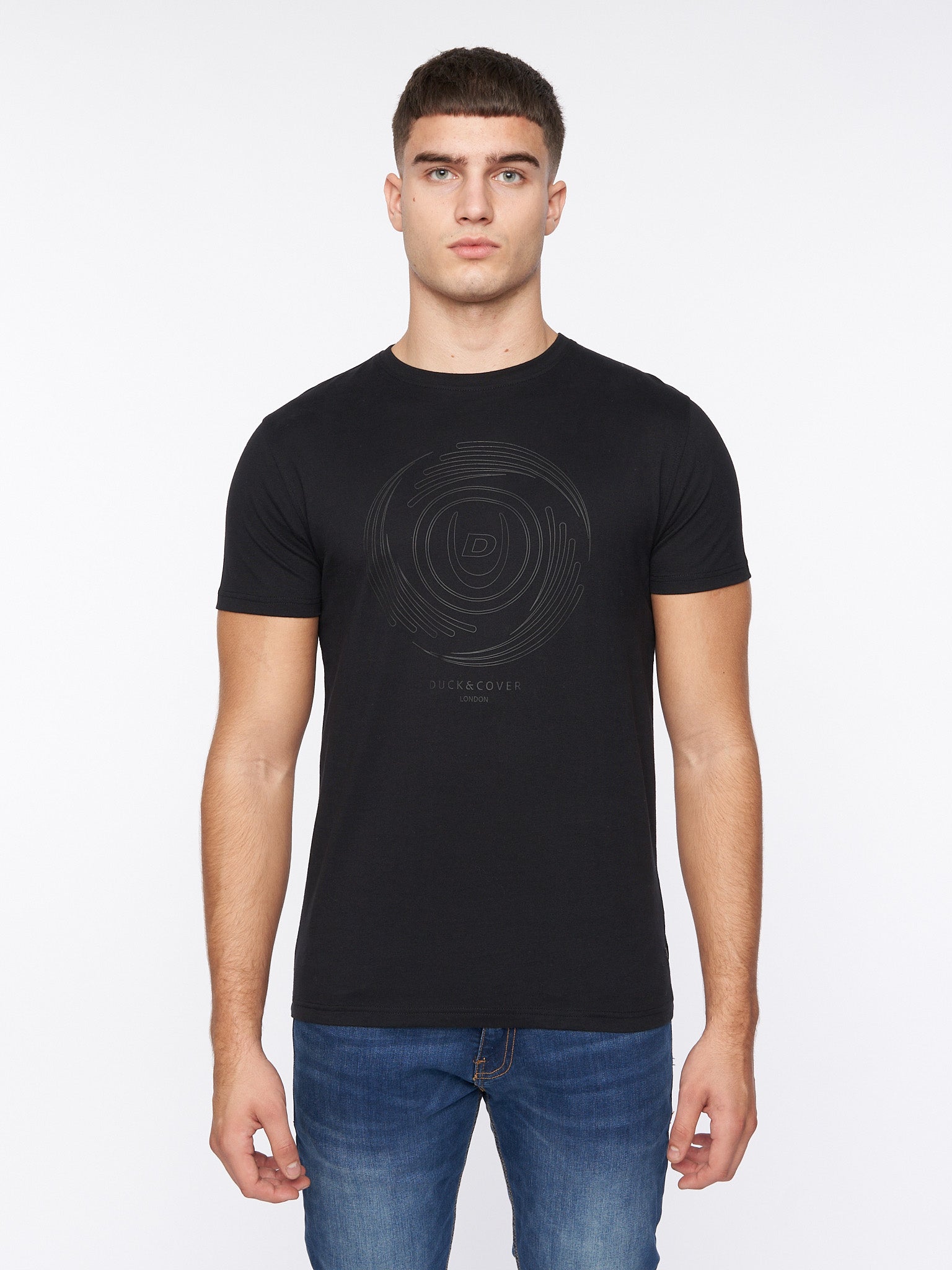 Duck & Cover - Mens Spinnaz T-Shirt Black – Duck and Cover