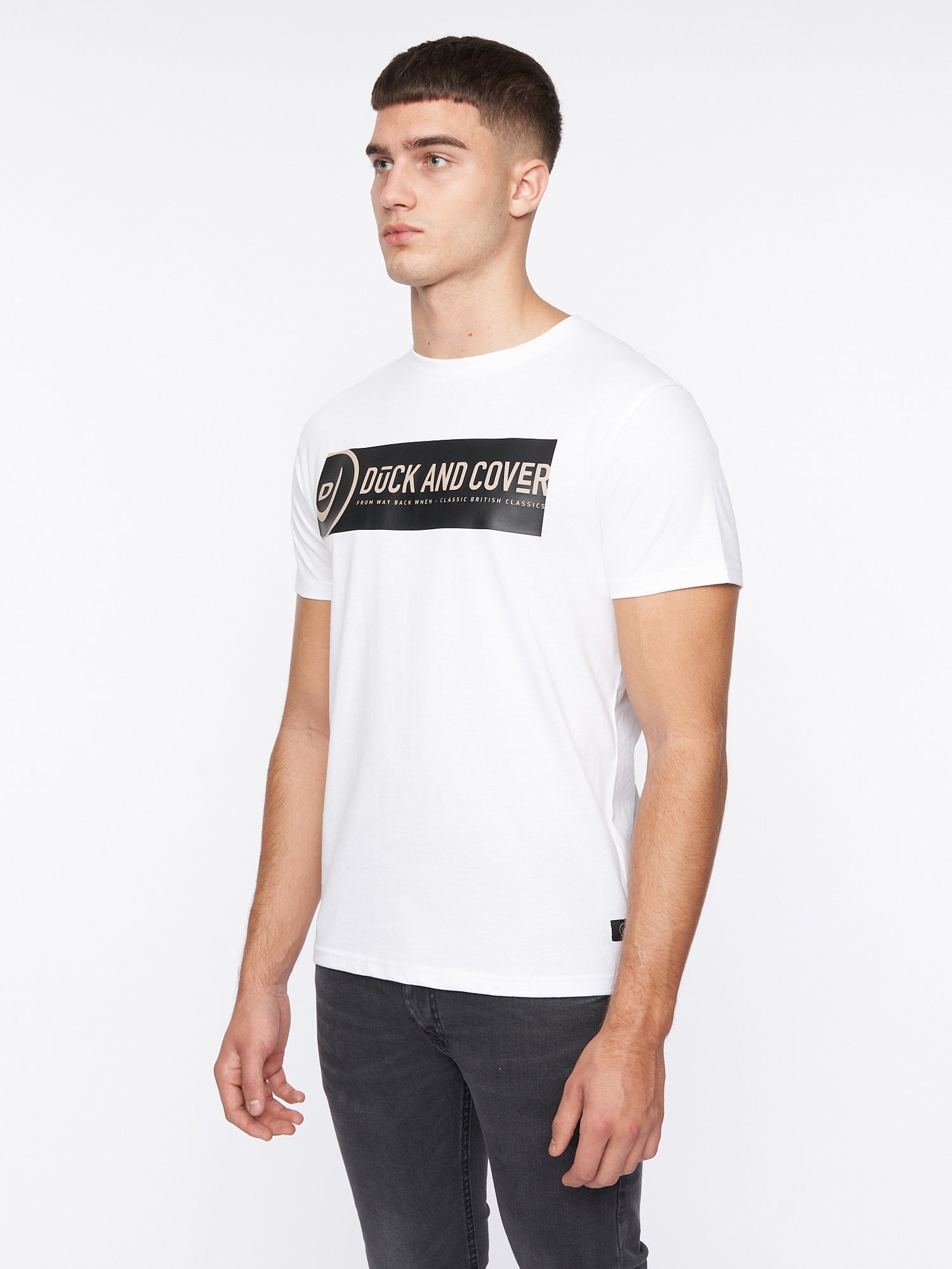 Duck & Cover - Mens New Milgate T-Shirt White – Duck and Cover