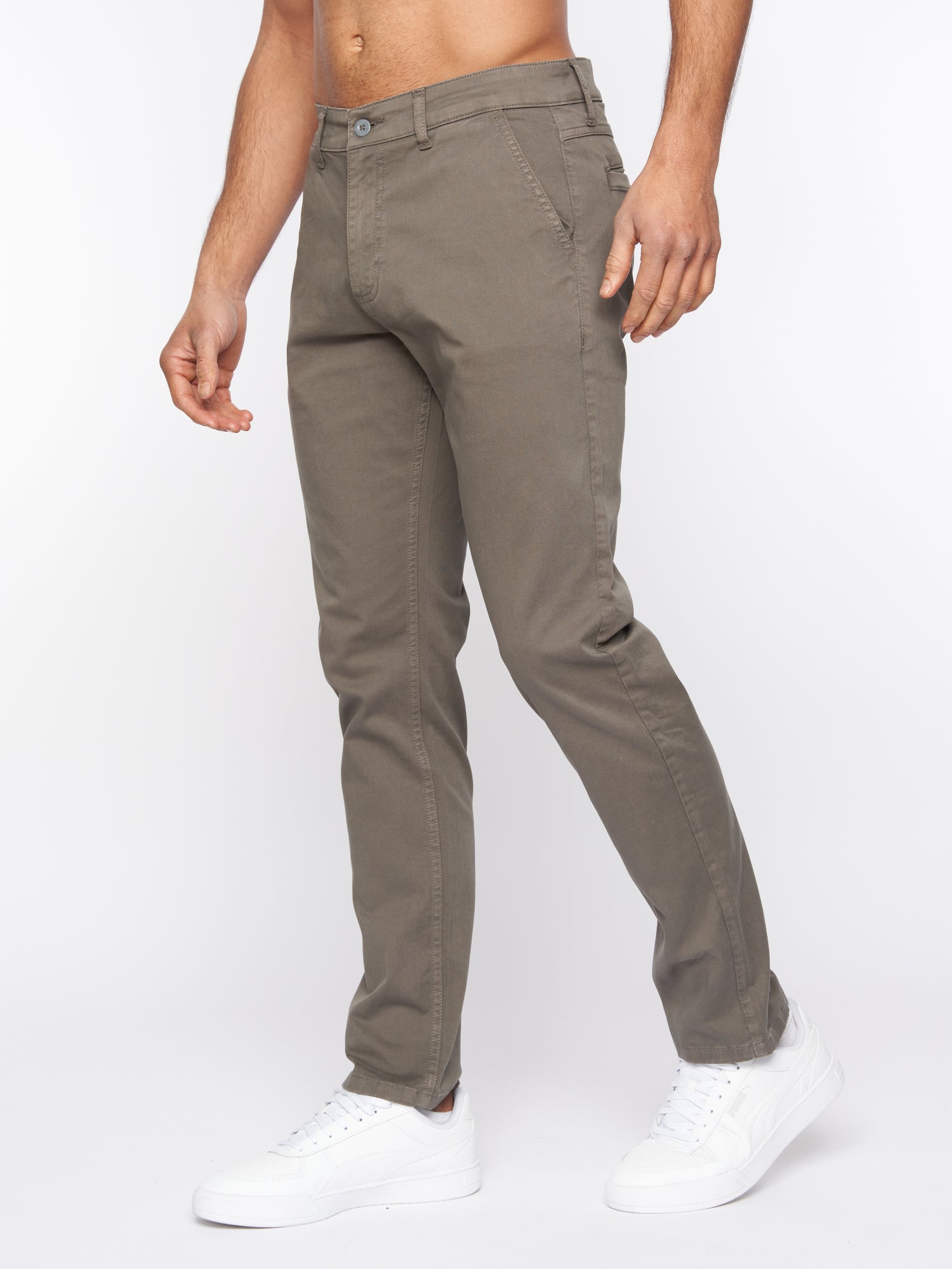 Duck & Cover - Mens Moretor Chinos Olive – Duck and Cover