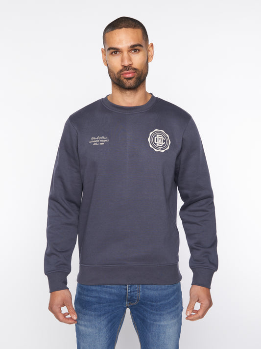 Keyaan Crew Sweat Navy