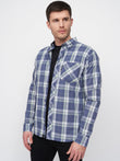 Lennmore Shirt Blue Check