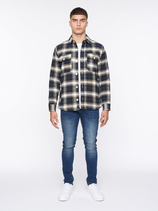 Francore Overshirt Navy Check