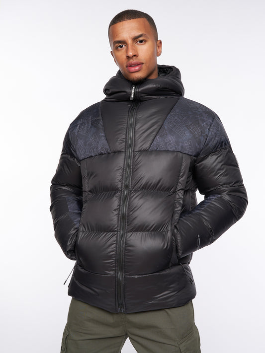 Ryebank Padded Jacket Black Camo