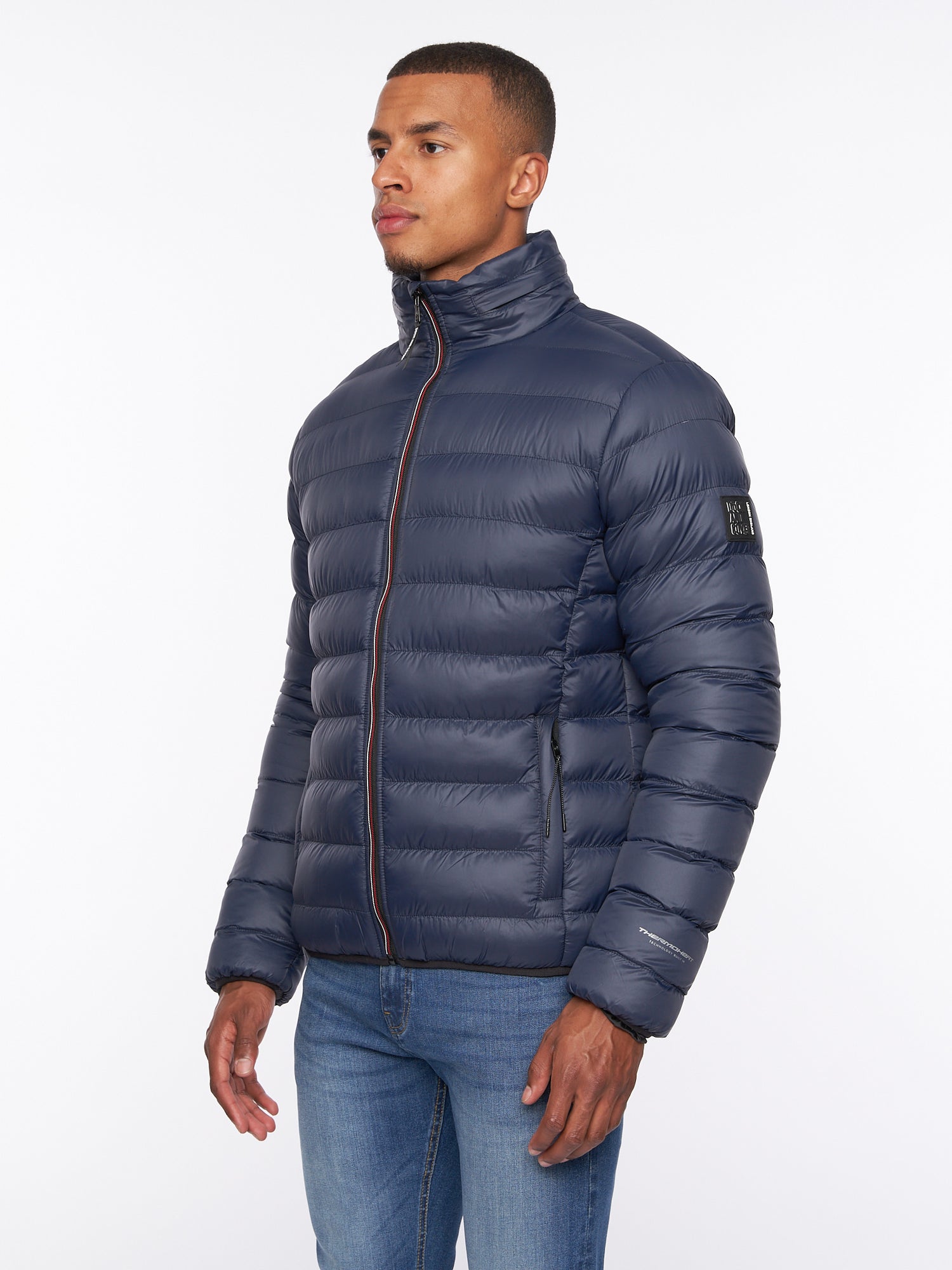 Mens Sheemy Padded Jacket Navy – Duck and Cover