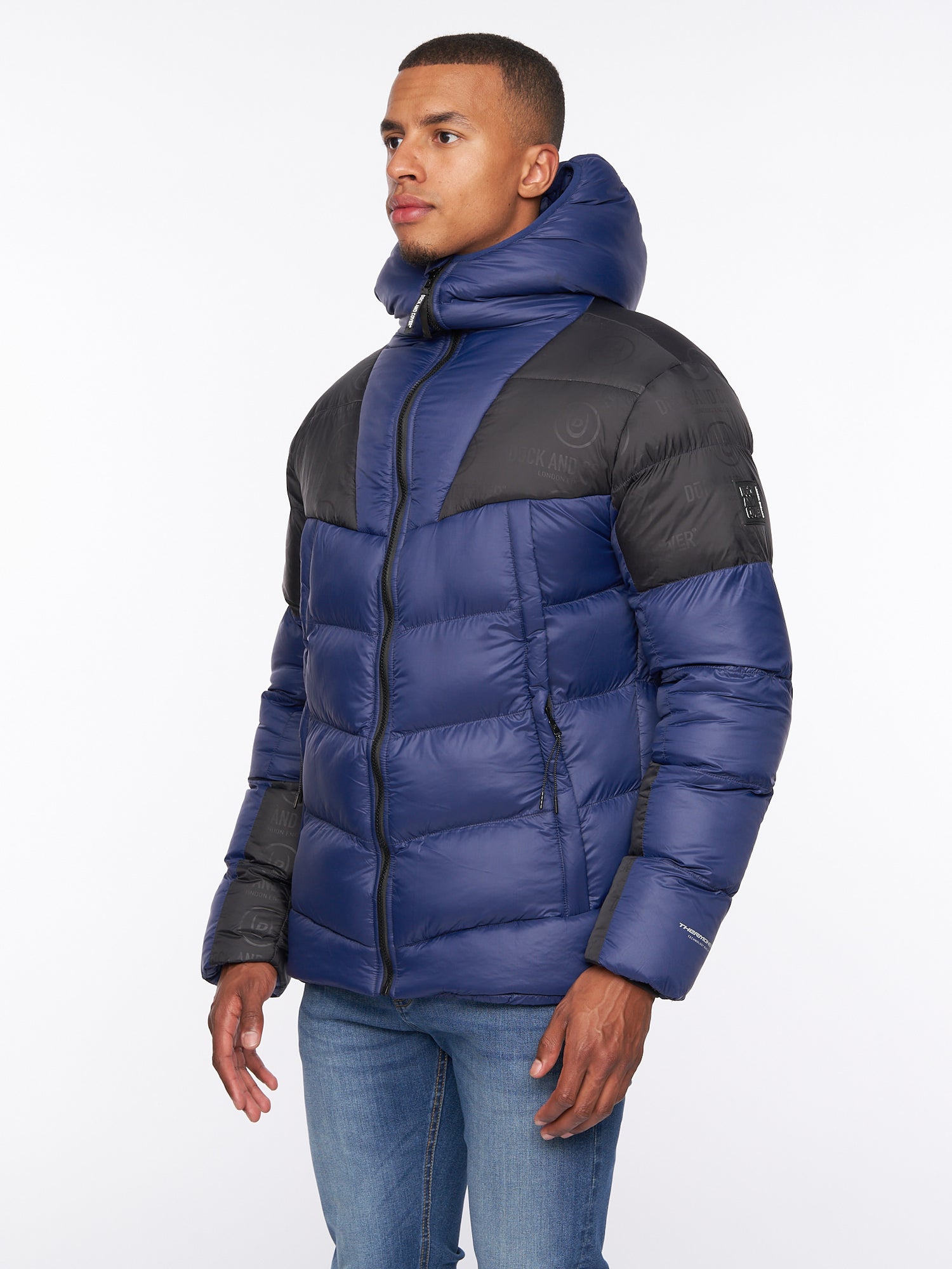 Duck & Cover - Men's Raymax Padded Jacket Navy – Duck and Cover